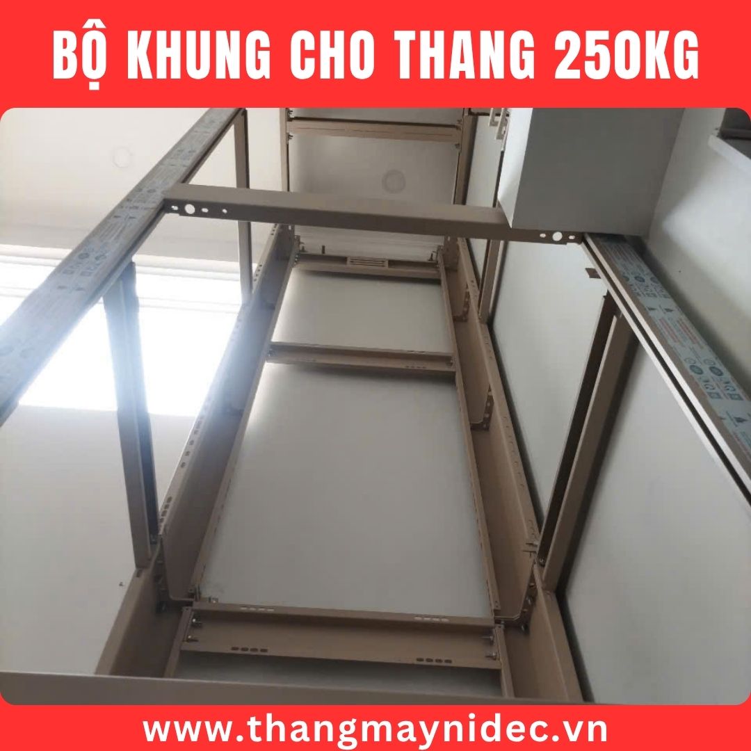Bộ khung cho thang máy 250kg